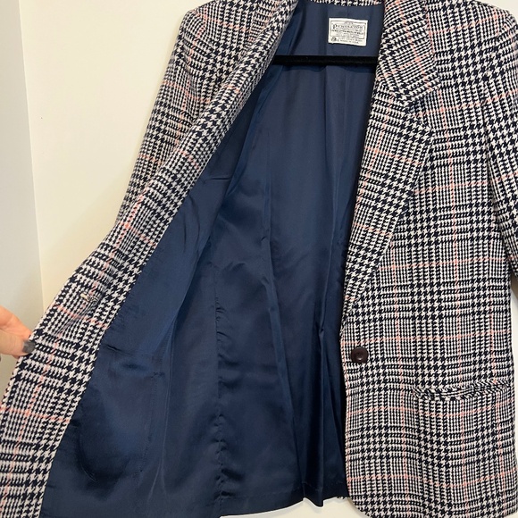 Vintage Pendleton Blazer Womens 10 Plaid Wool Smith College Tartan Made in USA - Picture 8 of 16